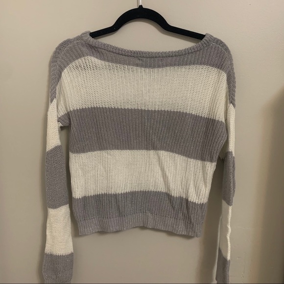 Garage Striped Sparkly Sweater - Picture 2 of 2